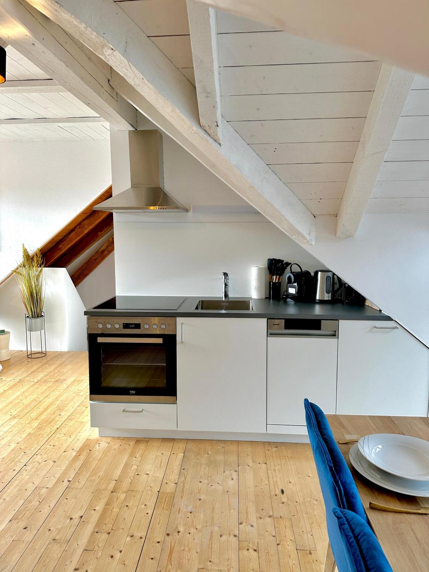 Zentrale Wohnung Mit Dachterasse 브레겐츠 외부 사진